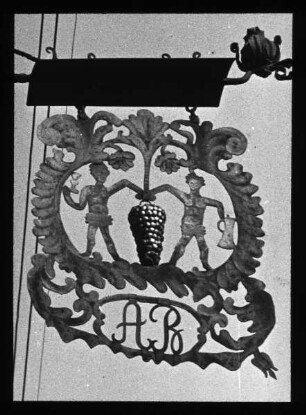 Wirtshausschild "Traube"