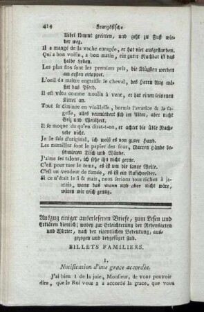 Auszug einiger auserlesenen Briefen, zum Lesen und erklären dienlich; ...