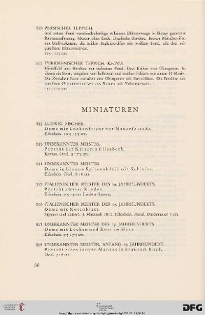 Miniaturen (Nr. 512-539)