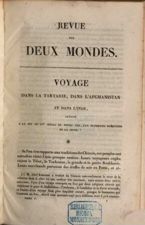 Revue des deux mondes : revue mensuelle fondée en 1829. 1832, T. 5