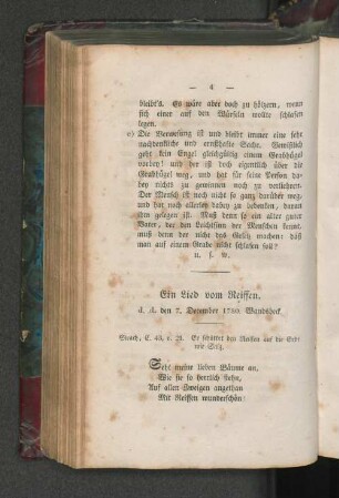 Ein Lied von Reissen.