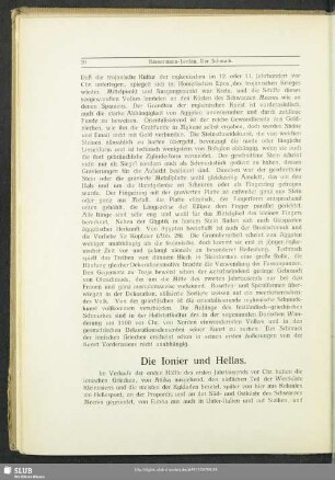 Die Ionier und Hellas