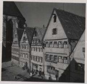 Dinkelsbühl, Katholisches Pfarrhaus vom Wörnitztor aus