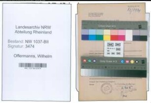 Entnazifizierung Wilhelm Offermanns , geb. 15.12.1901 (Inspektor)