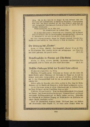 Russische Stellungen südlich des Trotusul=Tales erstürmt.