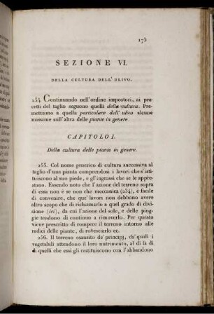 Sezione VI. Della Cultura Dell' Ulivo.