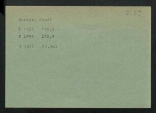 Harter, Josef