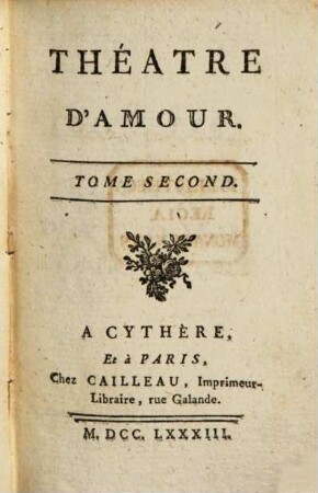 Théâtre D'Amour, 2