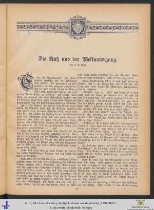Die Kuh und der Weltuntergang.