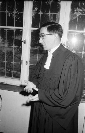 Amtseinführung für den neuen Leiter des Evangelischen Gemeindedienstes Pfarrer Gerhard Leiser.