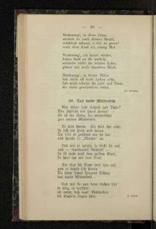 50. Das taube Mütterlein.