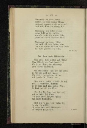 50. Das taube Mütterlein.