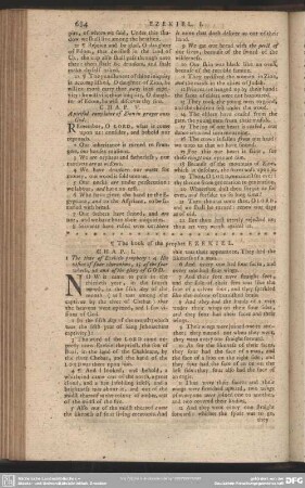 The Book of the prophet Ezekiel