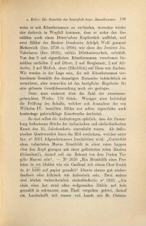Die Gemälde der herzoglich bayrischen Kunstkammer nach dem Fickler'schen Inventar von 1598