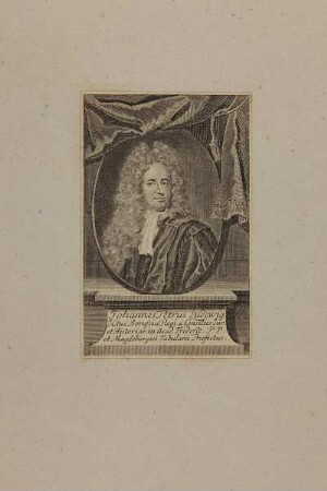 Bildnis des Johannes Petrus Ludewig