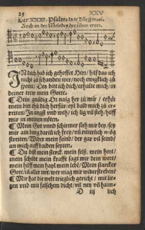 Der XXXI. Psalm. - Der XL. Psalm.
