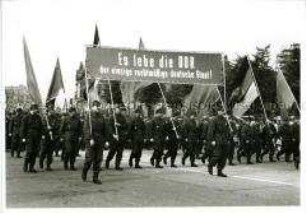Kampfgruppen auf der Berliner Maidemonstration 1961