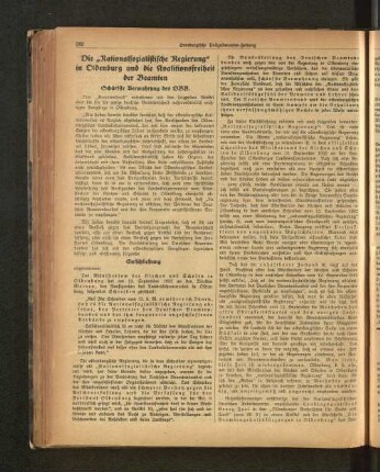 Die "Nationalsozialistische Regierung" in Oldenburg und die Koalitionsfreiheit der Beamten