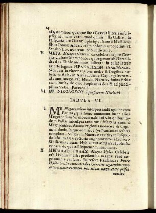 Tabula VI.