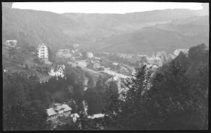 Glashütte. Blick auf Glashütte