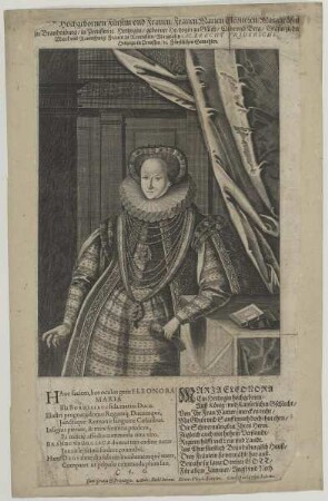 Bildnis der Maria Eleonora zu Brandenburg