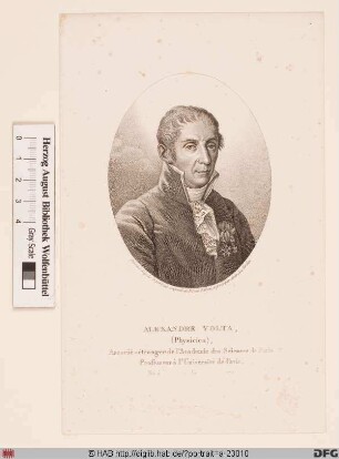 Bildnis Alessandro Volta (1810 conte)