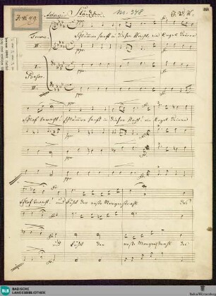 Ständchen - JWK Mus.Ms. 348 a : Coro maschile; D|b; StrK WoO 8.30