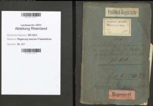 Verwaltungsberichte des Herrn Chef-Präsidenten. Bd. 11