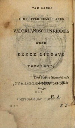 Bylage tot de vaderlandsche Historie