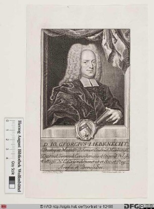 Bildnis Johann Georg Liebknecht