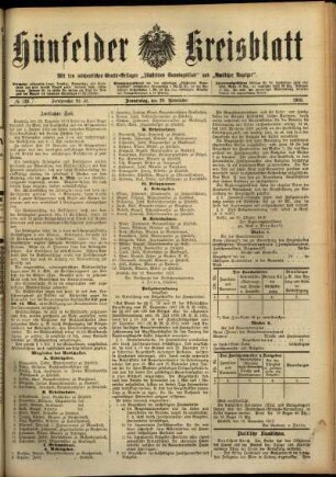 Ausgabe vom Donnerstag, den 20. November 1913.