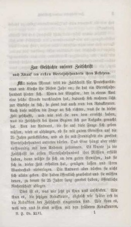 1-71 Zur Geschichte unserer Zeitschrift
