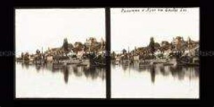 Blick vom Genfer See auf Nyon