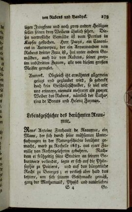 Lebensgeschichte des berühmten Reaumur