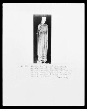 Paris, Saint-Germain-l'Auxerroi, Abguss der Königin von Saba vom mittleren Westportal, linkes Gewände