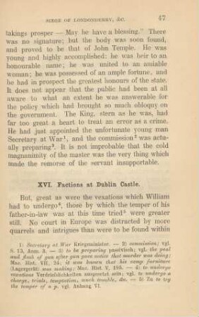 XVI. Factions at Dublin Castle