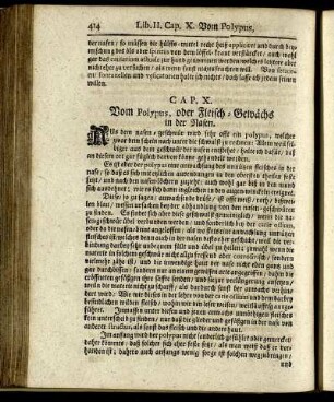CAP. X. Vom Polypus, oder Fleisch-Gewächs in der Nasen.