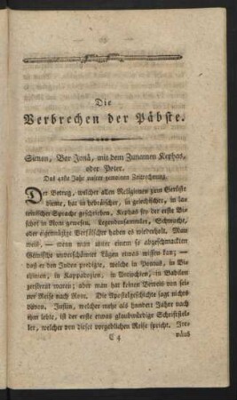 Die Verbrechen der Päbste.