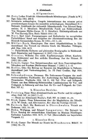 2. Altsteinzeit