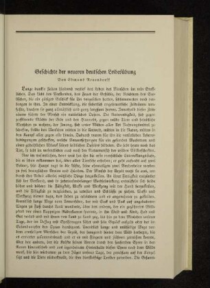 Geschichte der neueren deutschen Leibesübung