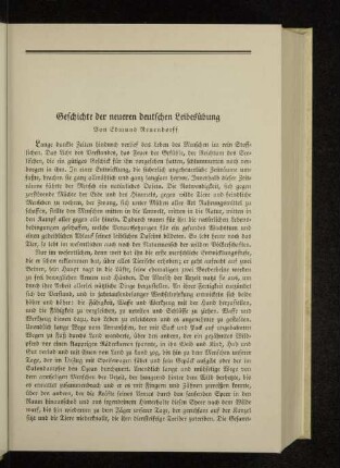 Geschichte der neueren deutschen Leibesübung