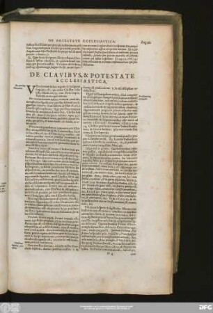 [XL.] De Calvibus, & Potestate Ecclesiastica.