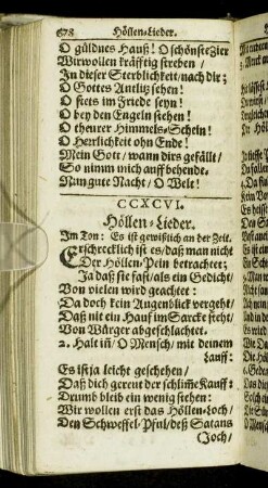 Höllen-Lieder.