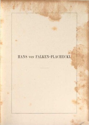 Hans von Falken-Plachecki
