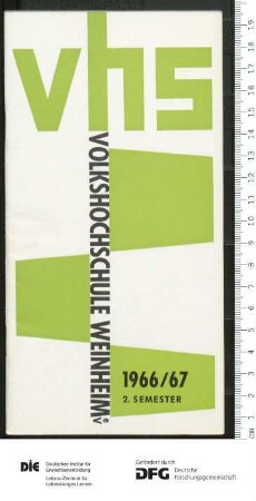 Programm 2. Semester 1966/1967