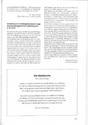 Die Heidelerche