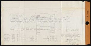 Feuerschiff BÜRGERMEISTER O'SWALD II (ELBE I) - "Plan der Wassertanks und Brennstoffbunker"
