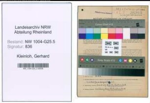 Entnazifizierung Gerhard Kleinloh , geb. 19.04.1901 (Metzger)