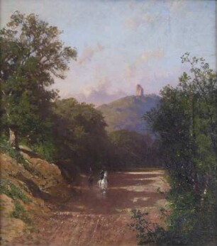 Landschaft mit zwei Reitern