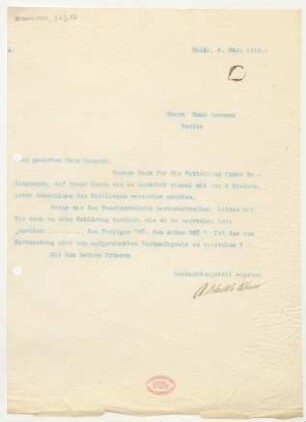 Brief an Hans Hermann : 04.03.1910